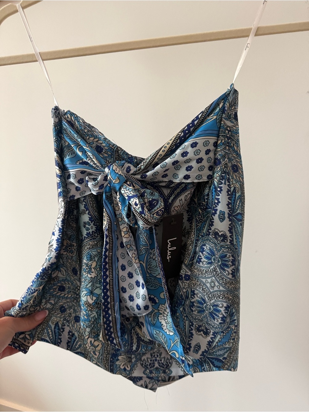 Lulu's Blue Paisley Mini Skort- sold out. NWT